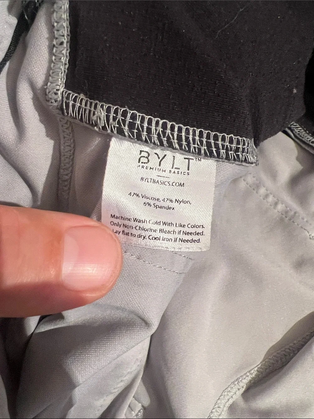 BYLT Basics The Everyday Pant 2.0 in Grey, Men’s size Medium